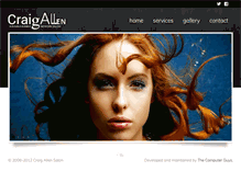 Tablet Screenshot of craigallensalon.com